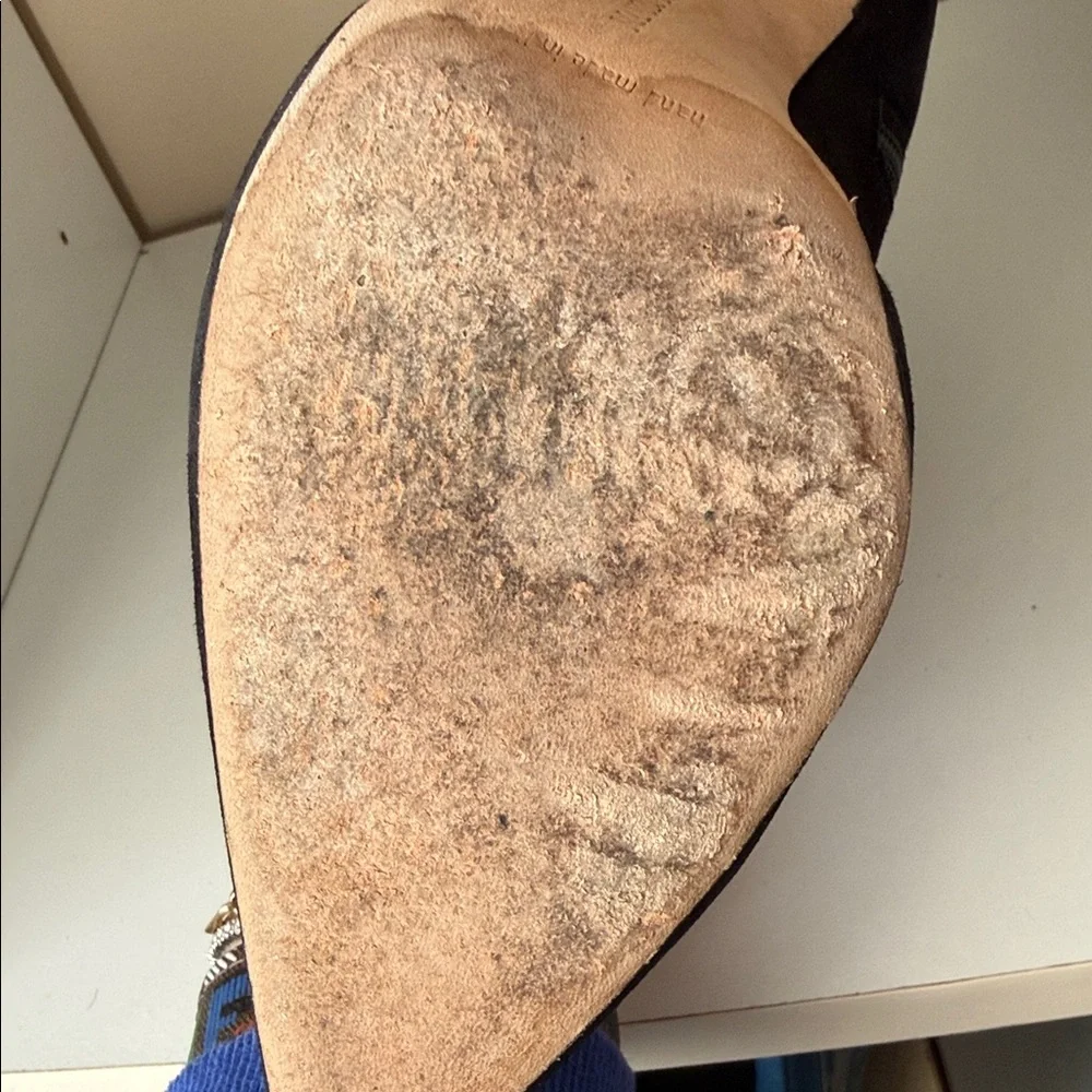 Manolo Blahnik Black Heeled Boots with Buckle - Picture 12 of 13